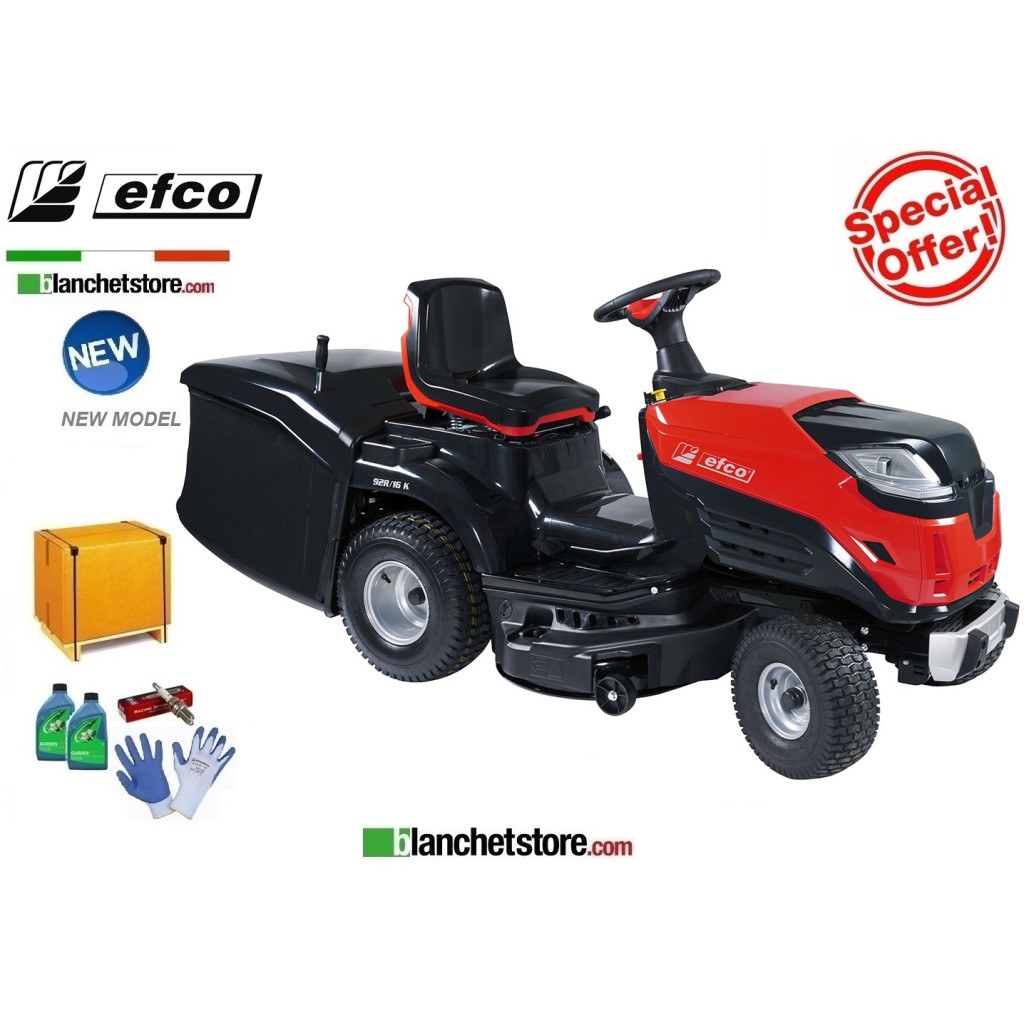 Trattorino Efco EF 92R/16K idrostatico 452cc Taglio 92 cm