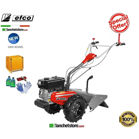 Motoculteur Efco MC 350 complet avec fraise 50 cm, moteur Emak K800 HC OHV