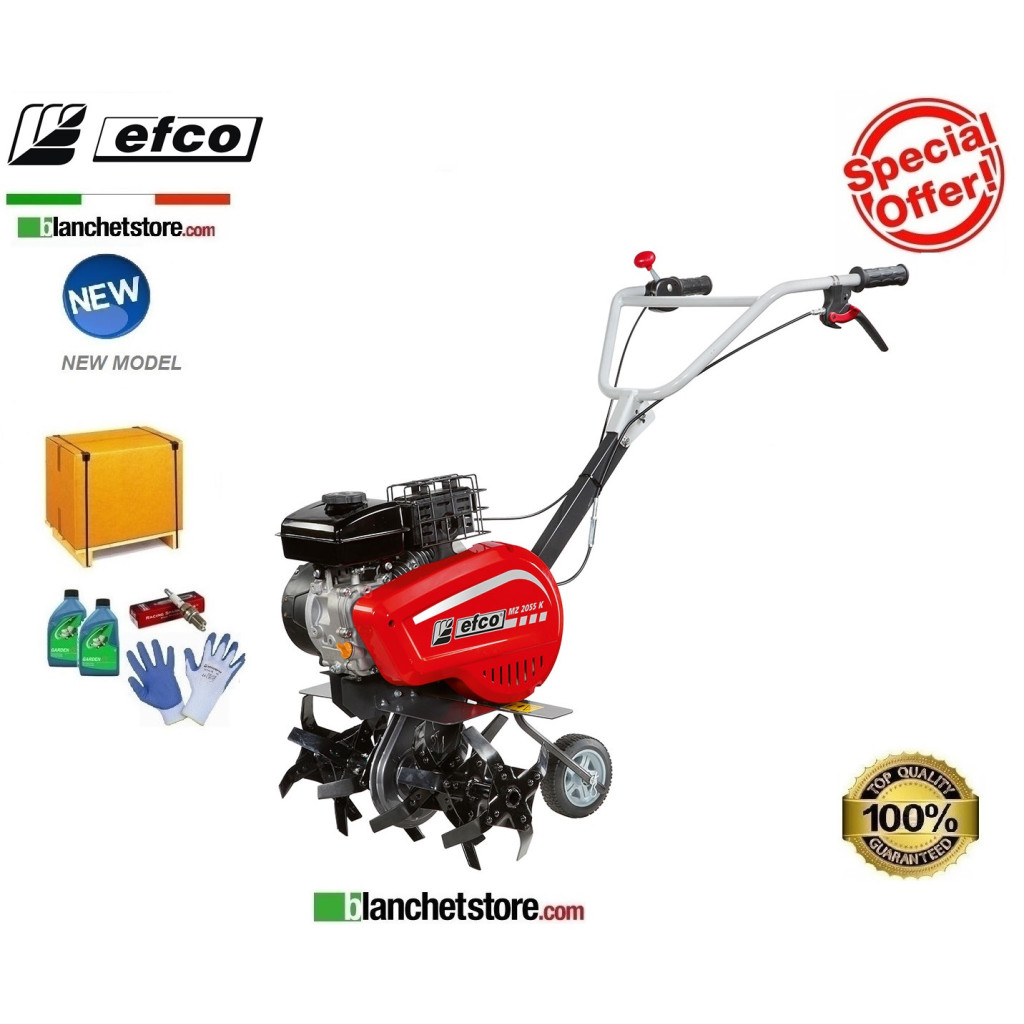 Motobineuse Efco MZ 2055 K complète de fraise 46cm moteur Emak K300 H OHV 80cc