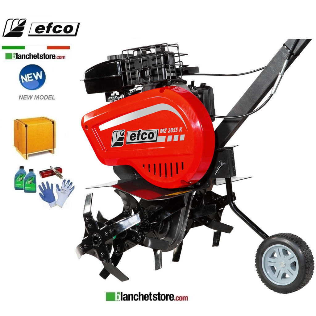 Motobineuse Efco MZ 2055 K complète de fraise 46cm moteur Emak K300 H OHV 80cc