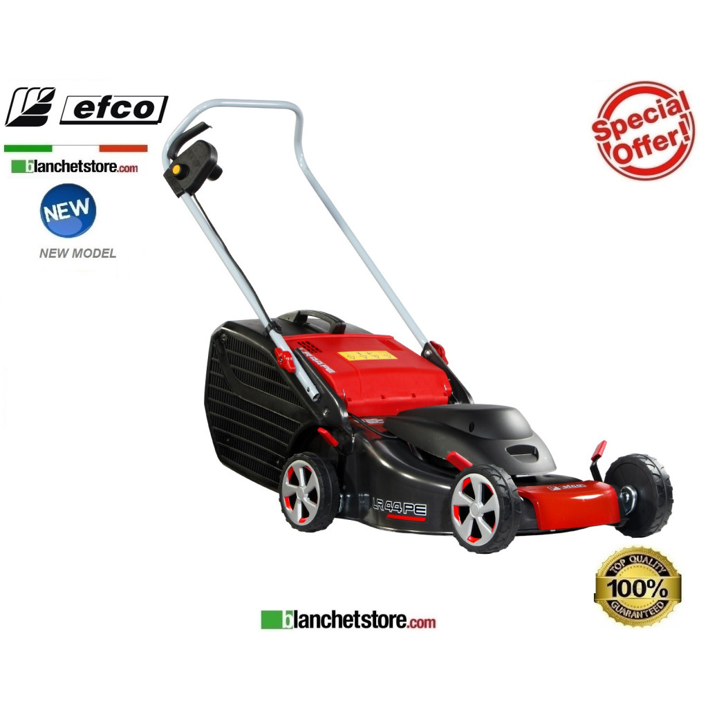 Rasaerba elettrico Efco LR 44 PE Comfort Plus Motore elettrico 220Volt - 1500Watt Taglio 38 cm Sacco Lt. 60