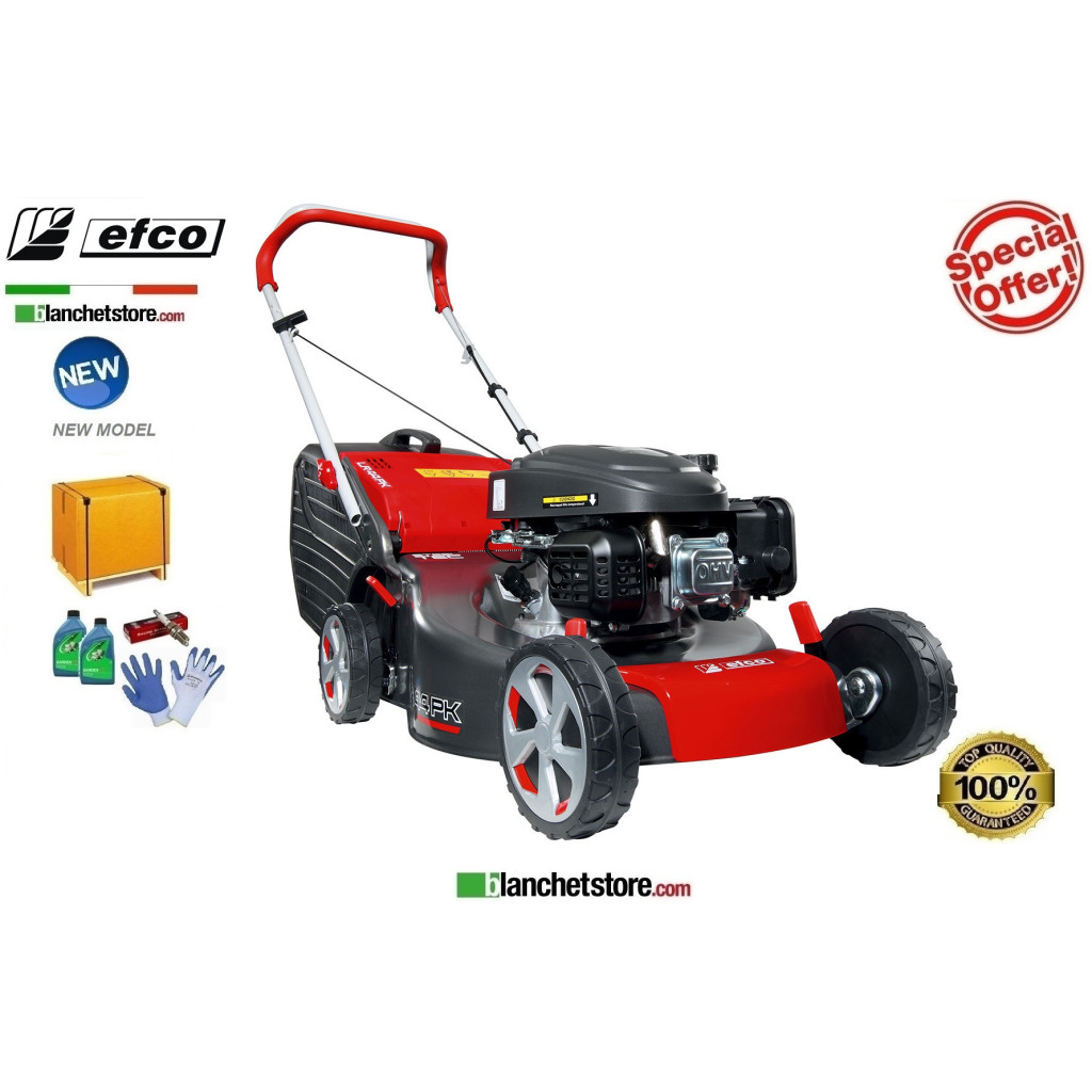 Lawn mower Efco LR 44 PK Comfort Engine Emak K 450 OHV Cutting width 41cm -With collection bin 60Lt