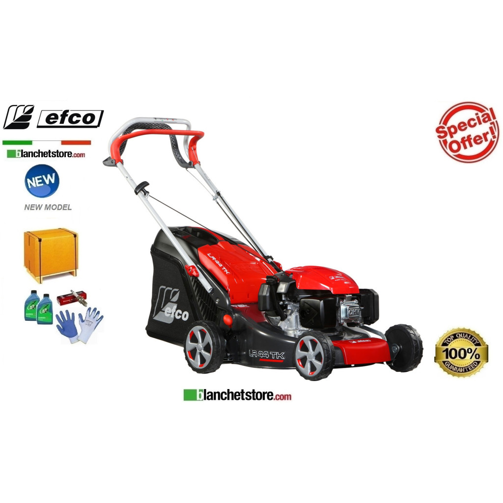 Rasaerba a scoppio Efco LR 44 TK Comfort  Plus Motore Emak K 605 OHV Taglio 41 cm Sacco Lt. 70