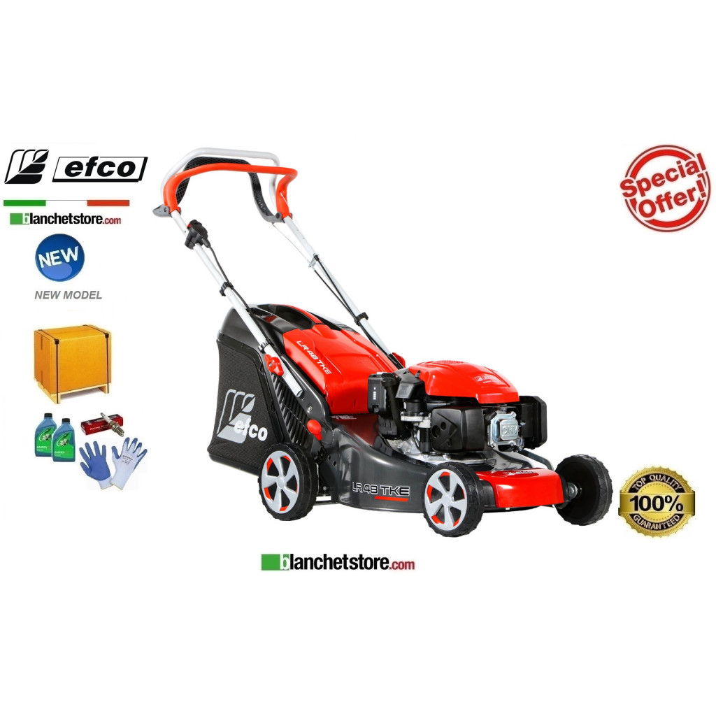 Lawn mower Efco LR 48 TKE Comfort Plus Engine Emak K 655i OHV Cutting width 46cm -With collection bin 70Lt