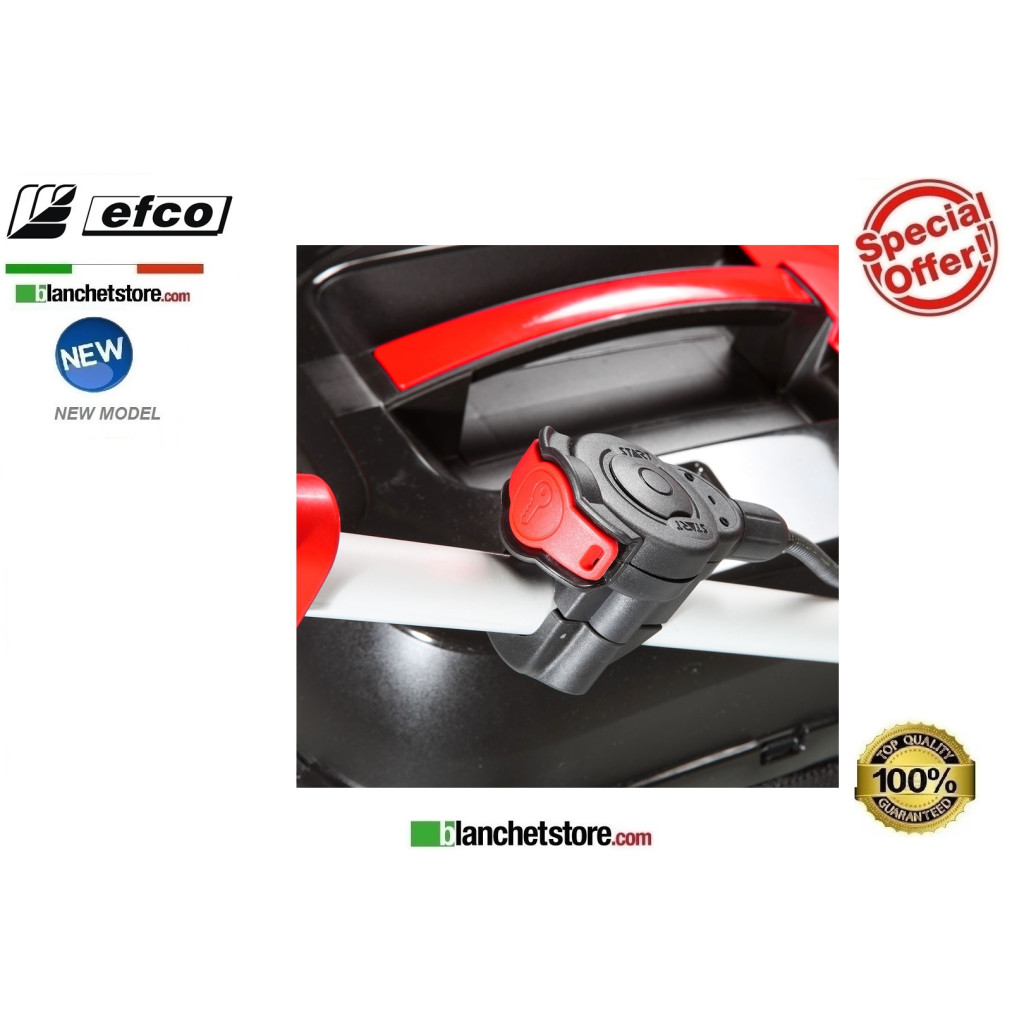 Tondeuse à gazon Thermique Efco LR 48 TKE Comfort Plus Moteur Emak K 655i OHV Largeur de coupe 46 cm Sac Lt. 70