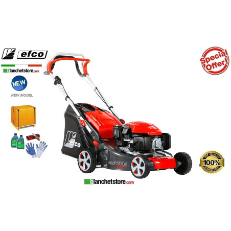 Tondeuse à gazon Thermique Efco LR 53 TKE Comfort Plus Moteur Emak K 655i OHV Largeur de coupe 51 cm Sac Lt. 70