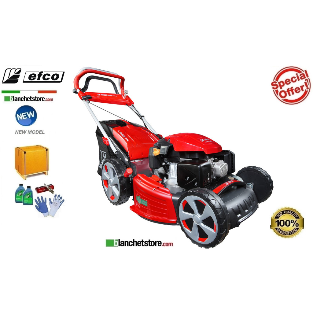 Tondeuse à gazon Thermique Efco LR 53 TK Allroad Plus 4 Moteur Emak K 805 OHV Largeur de coupe 51 cm Sac Lt. 70