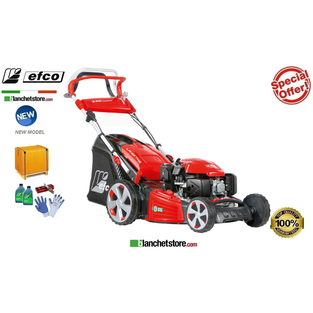 Lawn mower Efco LR 53 TKE Allroad Plus 4 Engine Emak K 655i OHV Cutting width 51cm -With collection bin 70Lt