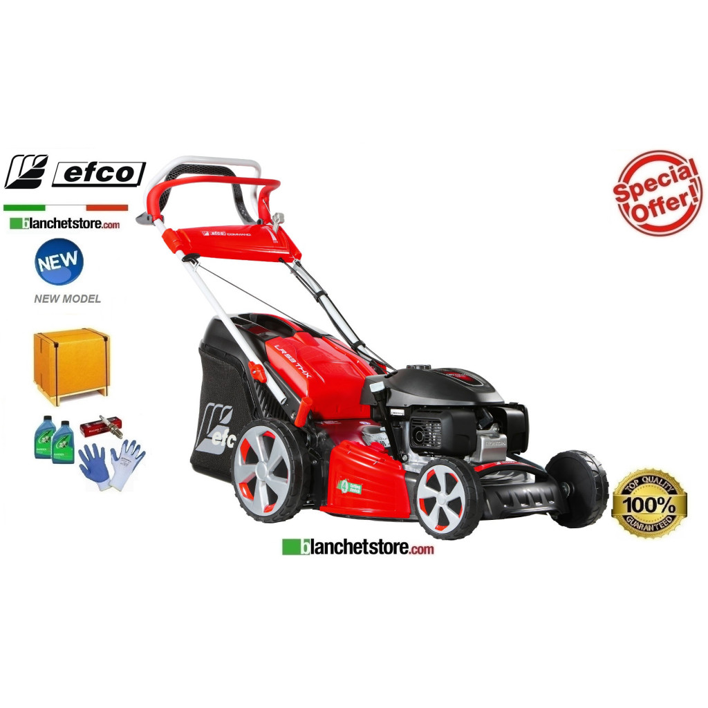 Lawn mower Efco LR 53 THX Allroad Plus 4 Engine Honda GCVx170 OHV Cutting width 51cm -With collection bin 70Lt