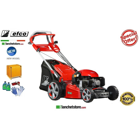 Lawn mower Efco LR 53 VK Allroad Plus 4 Engine Emak K 805 OHV Cutting width 51cm -With collection bin 70Lt