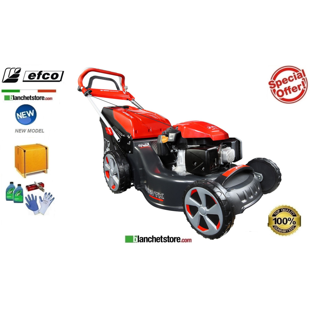 Lawn mower Efco AR 53 TK Allroad Alluminium Engine Emak K 805 OHV Cutting width 51cm -With collection bin 80Lt