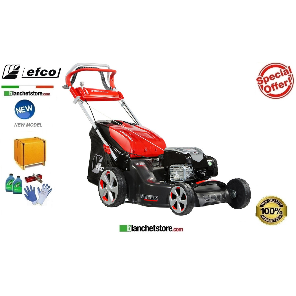 Lawn mower Efco AR 53 TBX Allroad Alluminium Engine Brigge & Stratton 675EXi Cutting width 51cm -With collection bin 80Lt