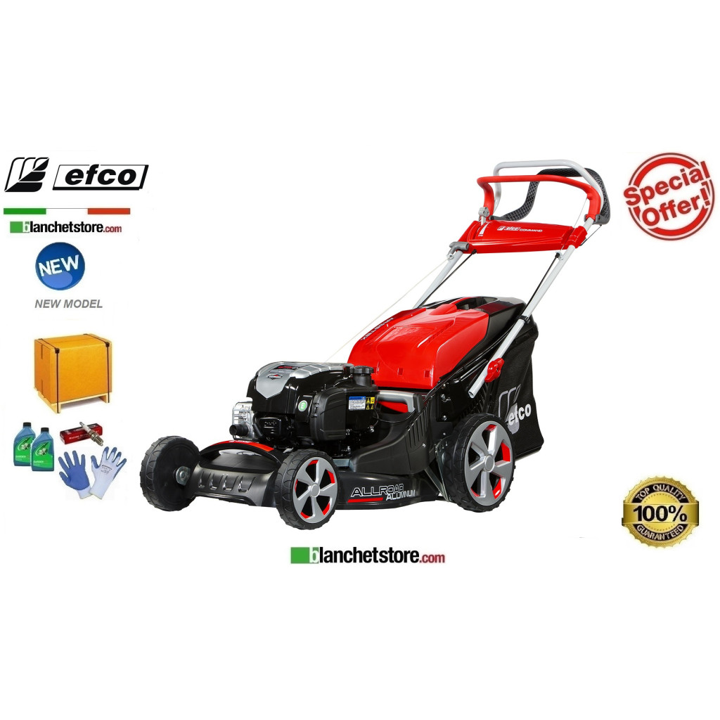 Lawn mower Efco AR 53 TBX Allroad Alluminium Engine Brigge & Stratton 675EXi Cutting width 51cm -With collection bin 80Lt