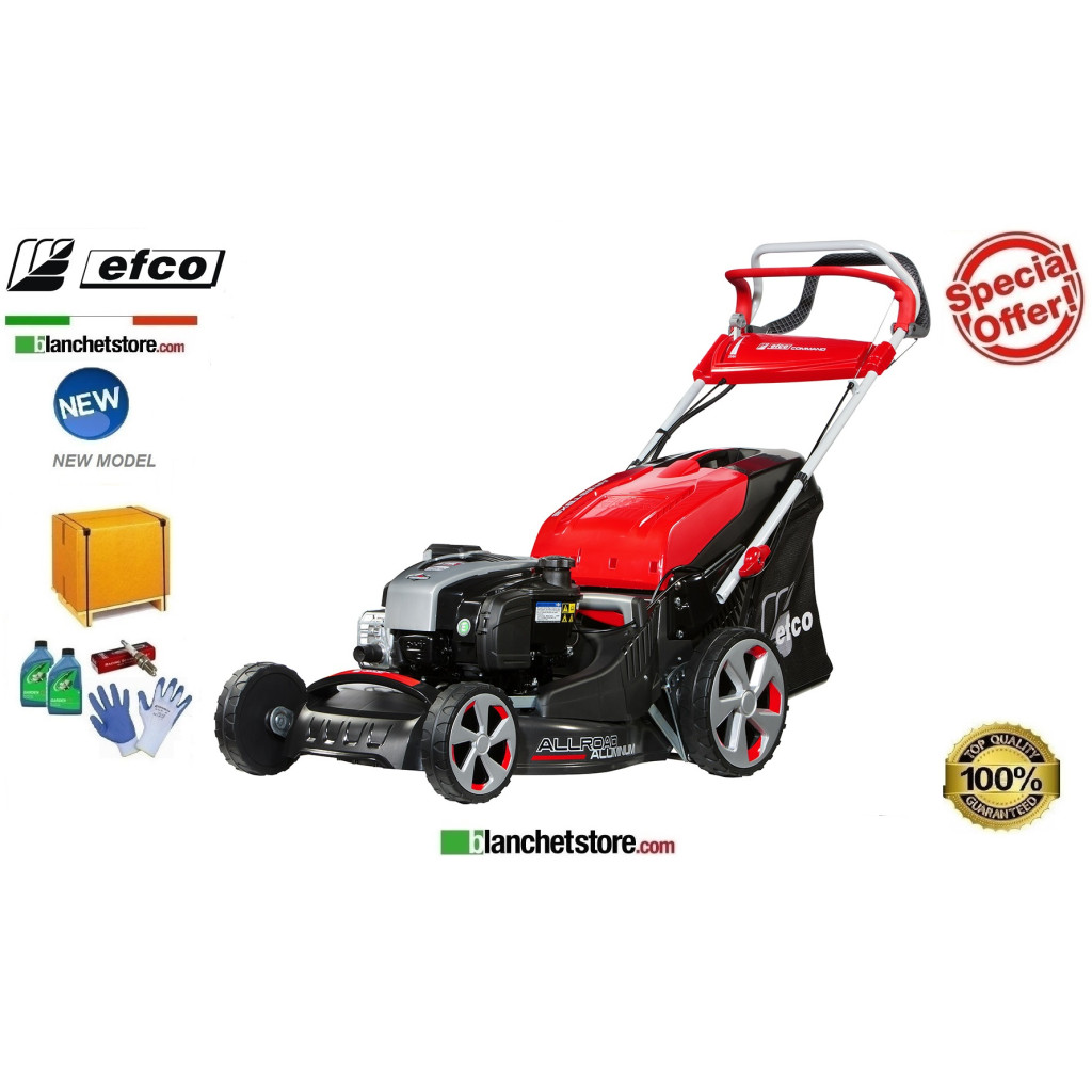 Lawn mower Efco AR 53 TBXE Allroad Alluminium Engine Brigge & Stratton 675iS Cutting width 51cm -With collection bin 80Lt