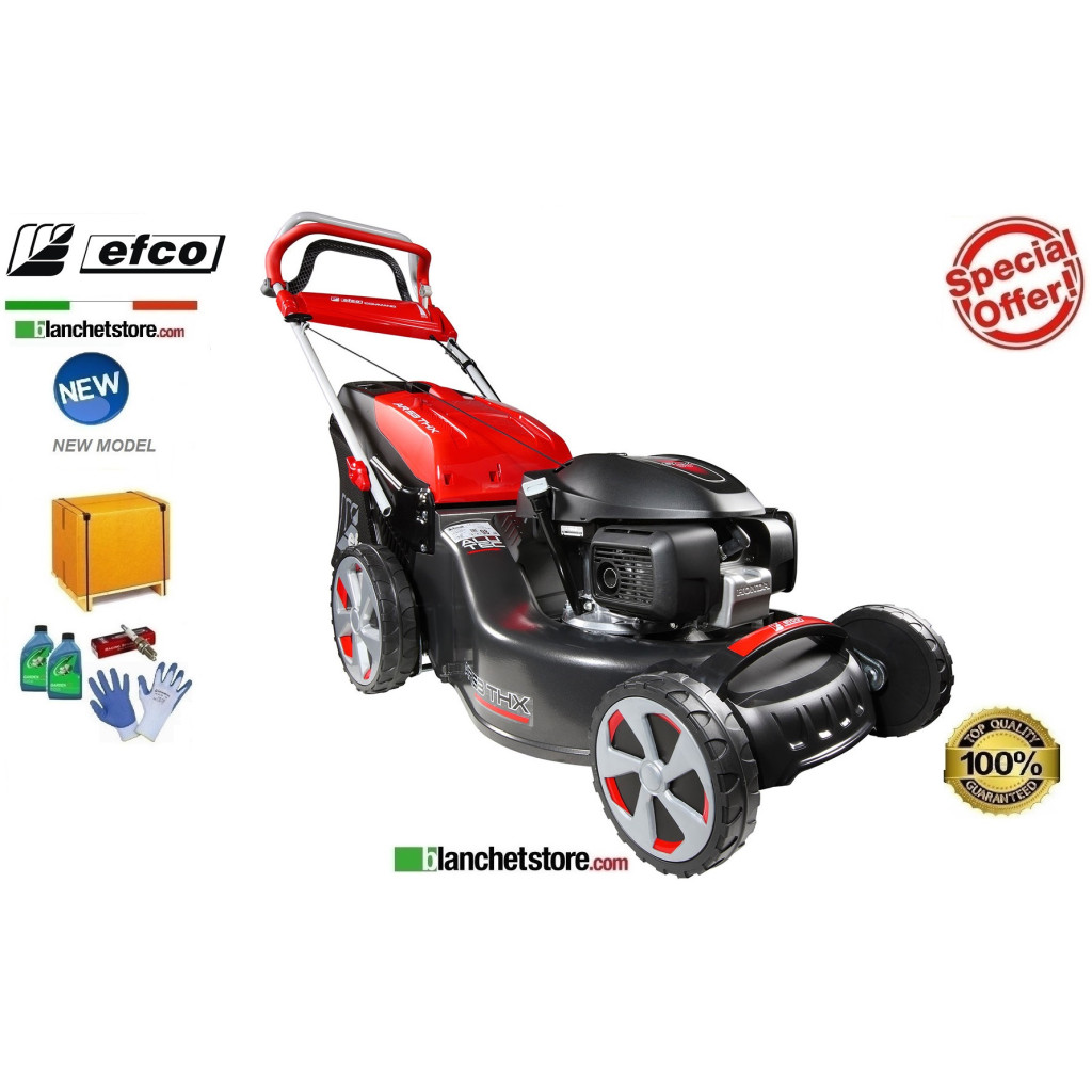 Lawn mower Efco AR 53 THX Allroad Alluminium Engine Honda GCVx170 OHV Cutting width 51cm -With collection bin 80Lt