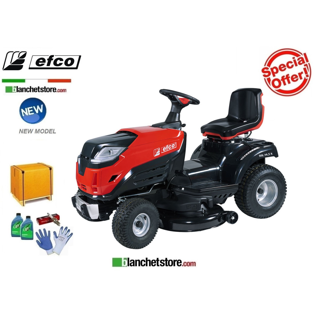 Tracteur a gazon Efco EF 99 L/14,5 K Hydrostatique 432cc Coupe 98cm