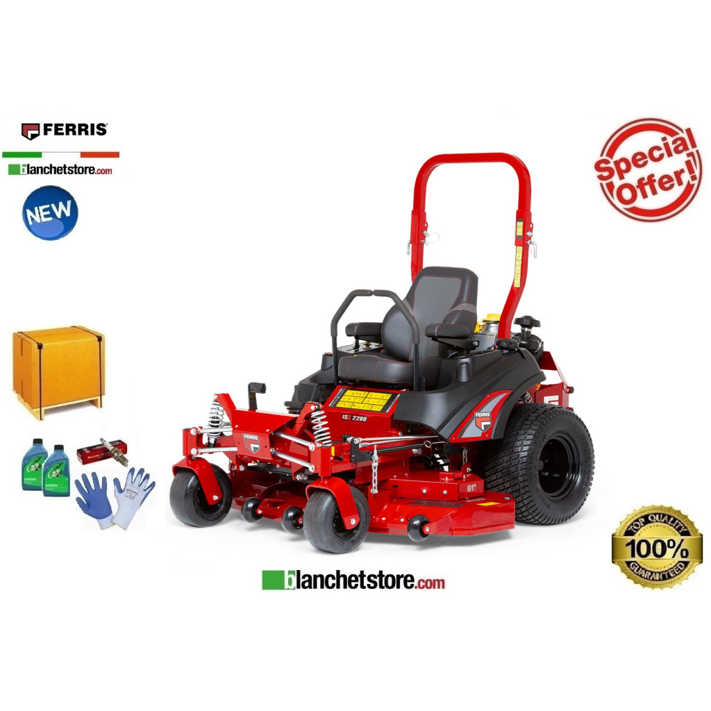 Tractor Ferris Zero-Turn ISX2200 Engine Brigge & Stratton Vanguard EFI 810cc V-Twin Cut 155cm 28Hp