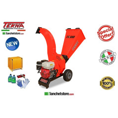 Tekna TC08-27 petrol wood chipper shredder engine Honda GX 270 9HP 356.000