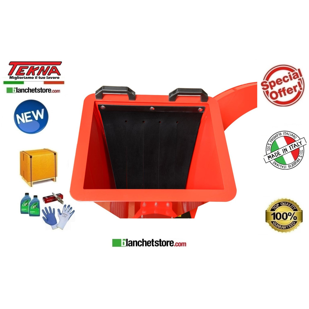 Tekna TC08-27 petrol wood chipper shredder engine Honda GX 270 9HP 356.000