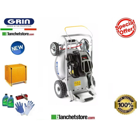 HM46A GRIN LAWN MOWER TOWED WITHOUT PICK-UP ENGINE BRIGGE & STRATTON 6.75EXi
