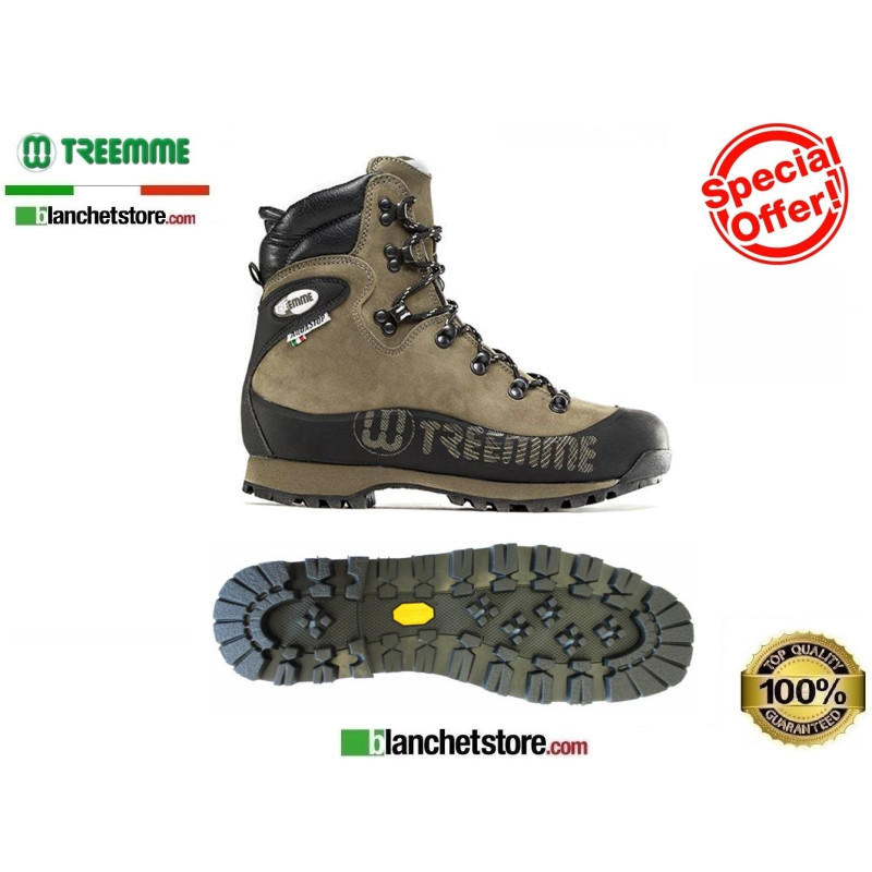 Scarpone treemme trekking 9591 N.38 in nabuk acquastop Vibram