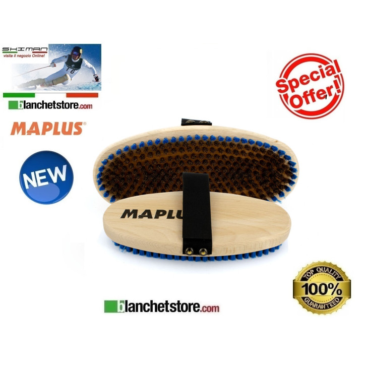 Oval Brush Maplus ski and snow hard brass MTO126