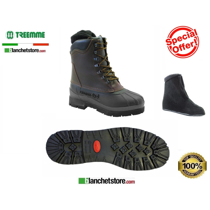 Bottes de neige Treemme 4x4 FRONTERA 670/7 N.46-47 cuir avec semelle en PU