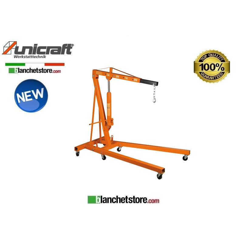 GRU OFFICINA PIEGHEVOLE UNICRAFT WK CON POMPA PORT 0,5-2 TON