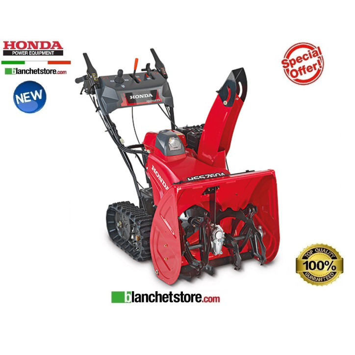 Fraise a neige Honda HSS 760AET Chenilles-electrique Demarrage a lanceur