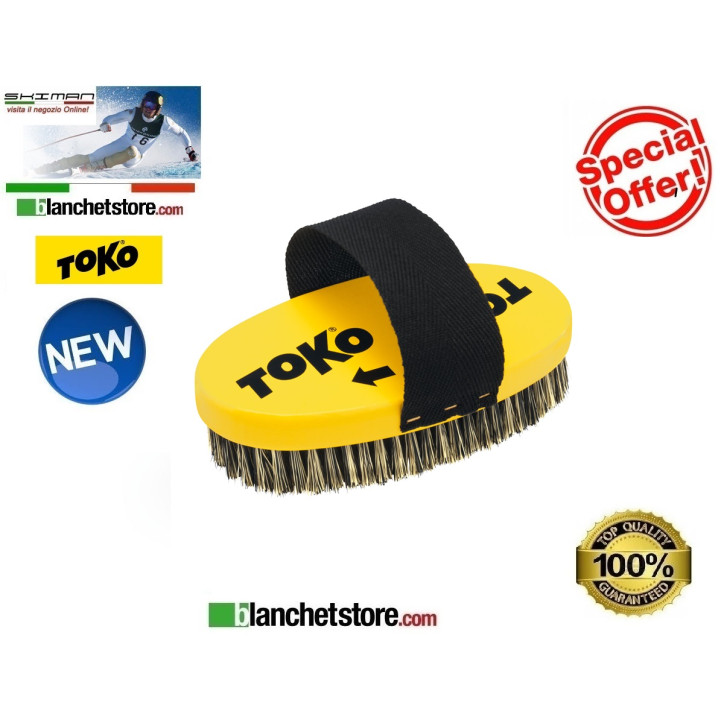 Brush oval for ski and snow Toko STEEL