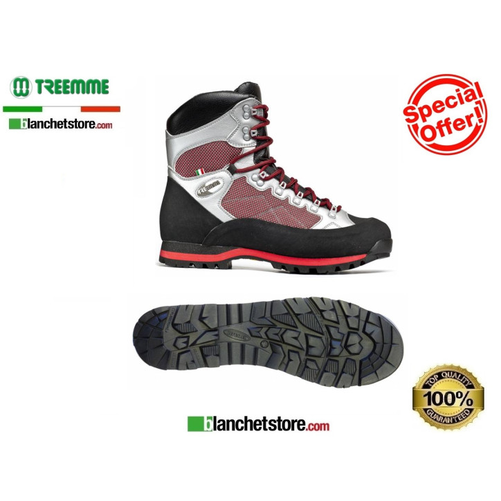 Trekking treemme in microfibra 91524 N.38 acquastop Grigio Rosso