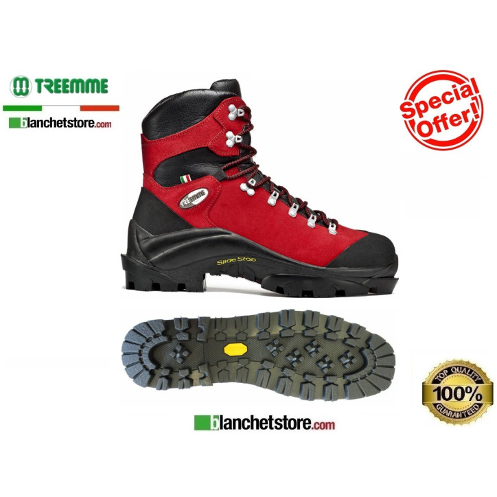 Treemme Trekking in nubuck 9528 N.39 acquastop lining Red