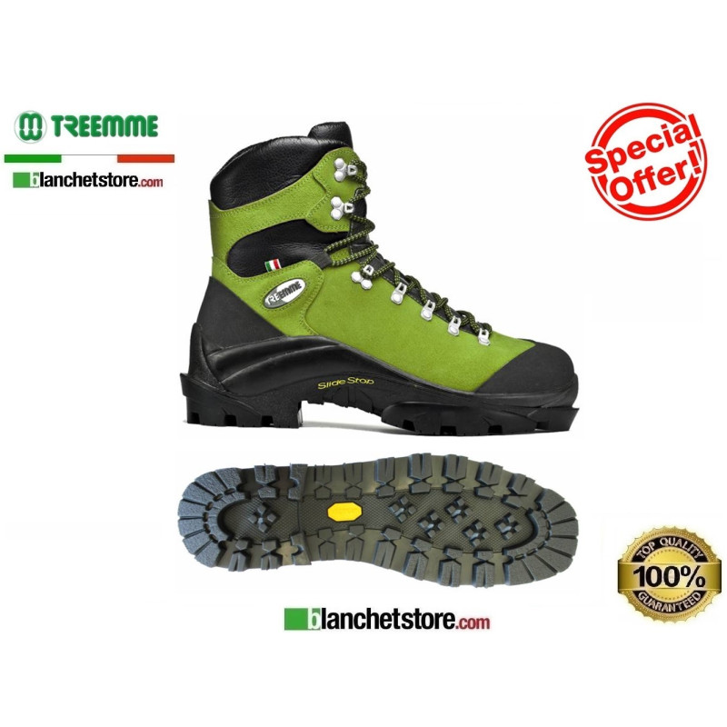 Trekking treemme in nabuk 9528 N.40 fodera acquastop Verde