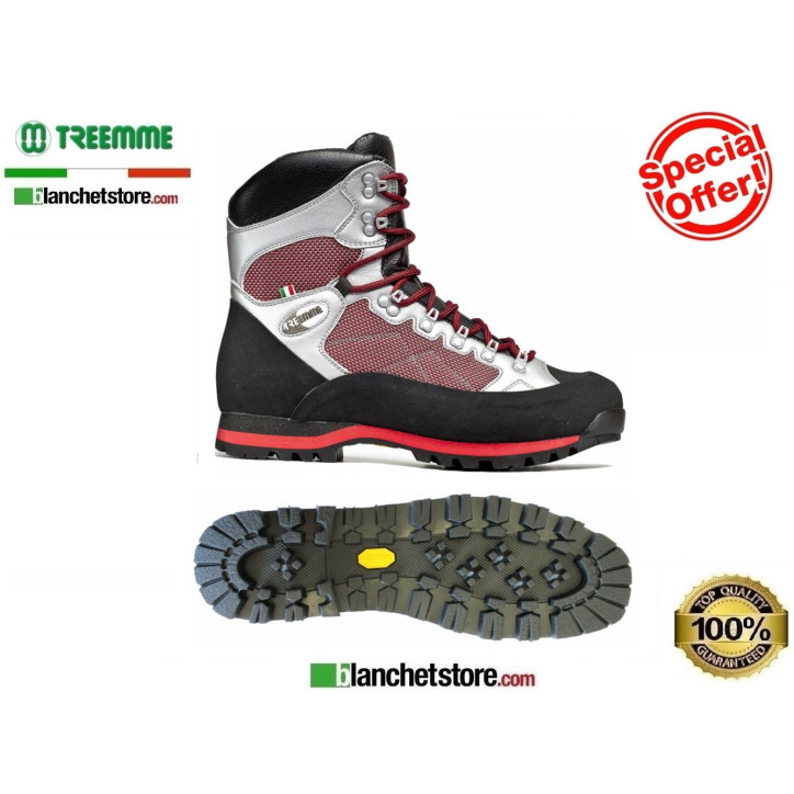 Treemme Microfiber Trekking Shoe 9524 N.39 Waterproof Lining Red