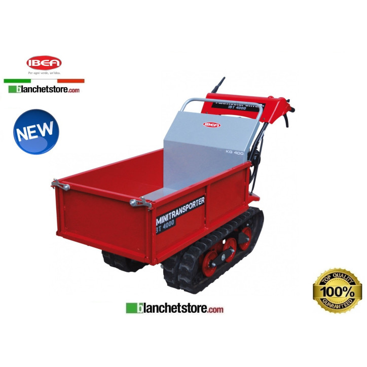 Minitransport IBEA IBT 4001H Honda GX160 avec ridelles  400 Kg