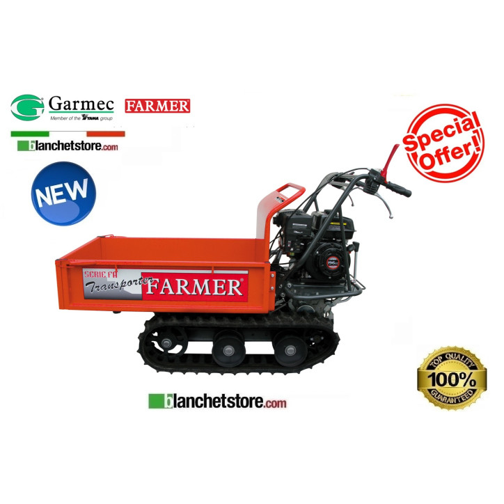 WHEELBARROW MINI TRANSPORTER FARMER FA300L LONCIN 4T 300 KG MANUAL TIPPING SIDE SIDES