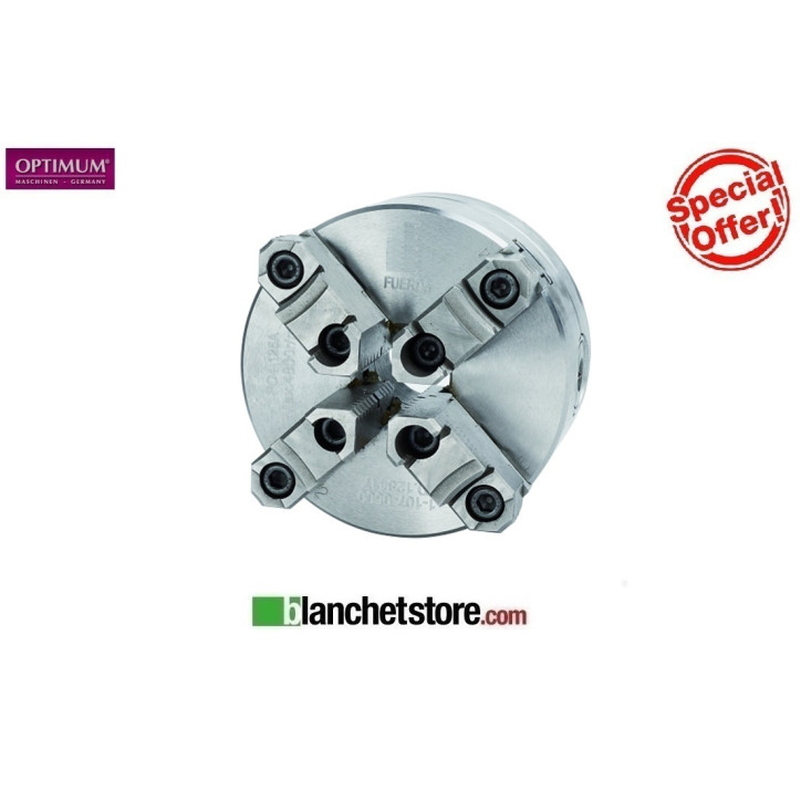 Camlock Optimum 4 mors autocentrants en fonte 3442884.D.250 mm Avec serrage individuel