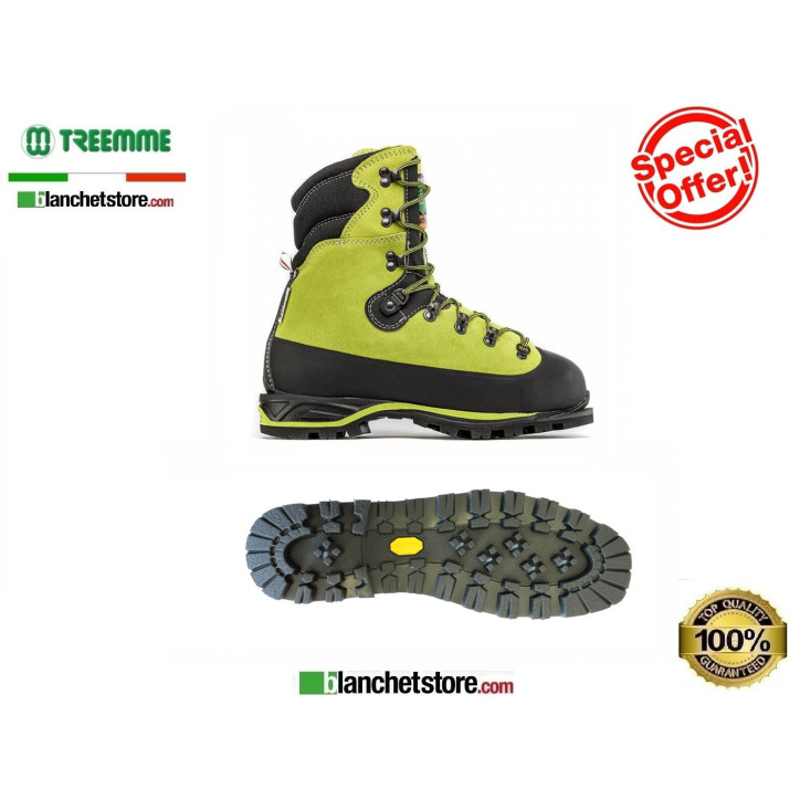 Boots anti-cut Treemme in Nabuk 91289-1 N.37 Green