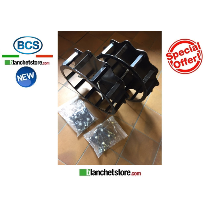 Roues acier pour BCS SUPER-BITE anti derive pour roues 5.00-10