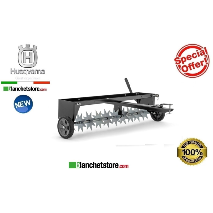 Rigid tooth scarifier for Husqvarna tractor 102 cm