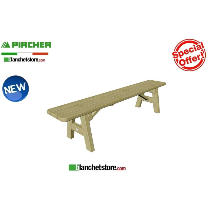 Pircher bench Mod. SIRMIONE 194x54 in larch