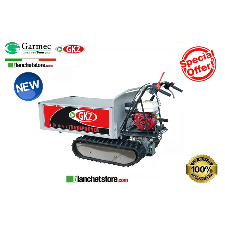 WHEELBARROW MINI TRANSPORTER GKZ GK500HEI HONDA GX 200 500 KG HYDROLIC TIPPING