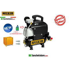 Mini-Compresseur électrique portatif Nuair 200/8/6 moteur 1.5 HP - 6 L