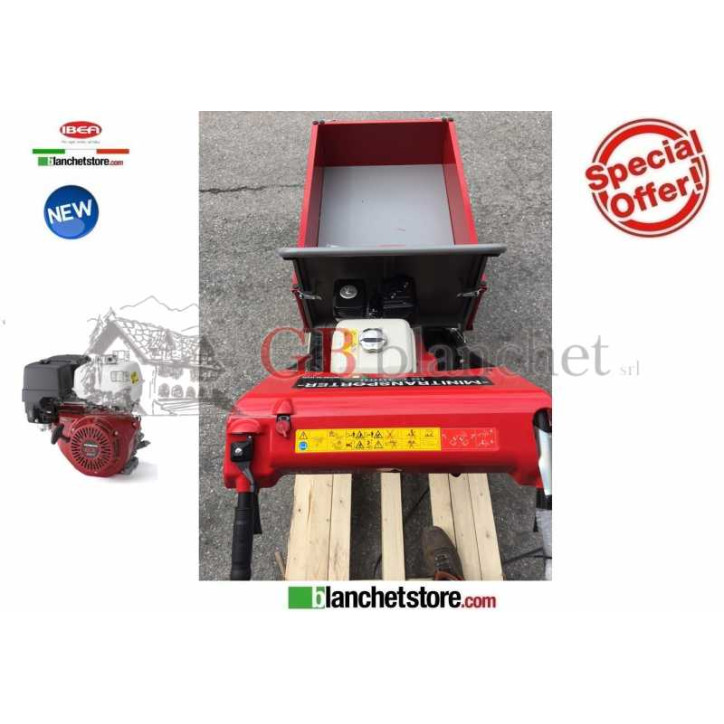 Mini transporteur Ibea IBT 3001 Honda Gx 160 Bac Agricole 300kg