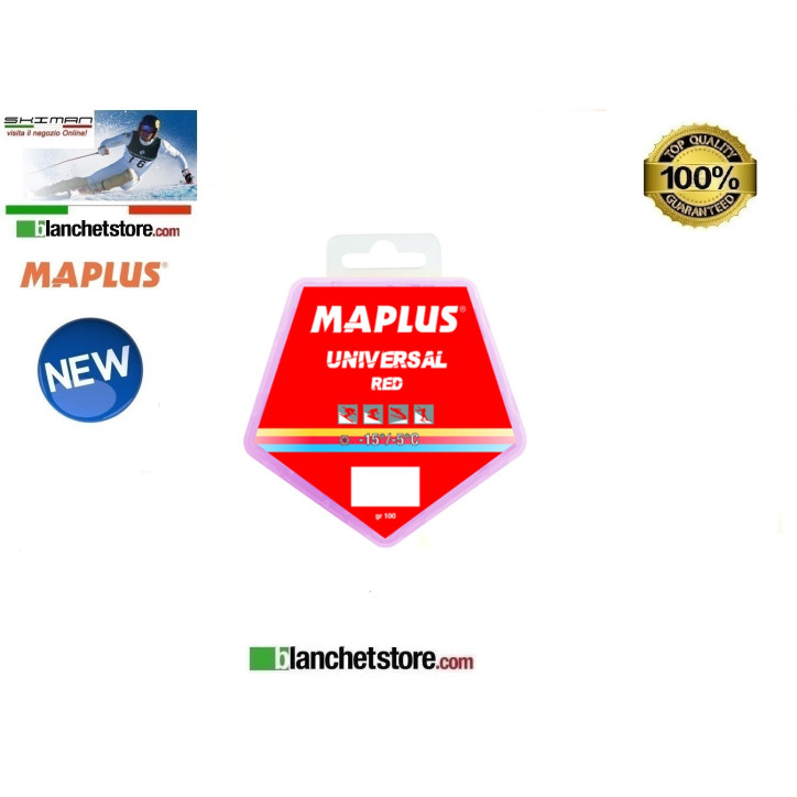 Wax MAPLUS UNIVERSAL SOLID RED Conf Gr 100 MW0700