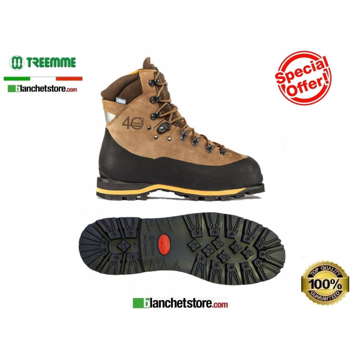 Botte anti-coupure Treemme peau 91217 N.38 Brown