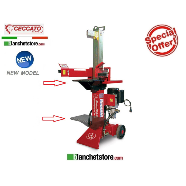 Wood-splitter electric Ceccato Olindo BULL SPLE6LT 380 VOLT 6 TON 3HP