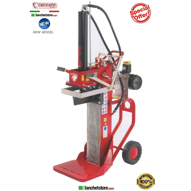 Wood-splitter electric Ceccato Olindo BULL SPLE13TCT 380 VOLT 13TON 4HP