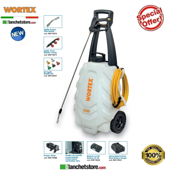 Electric spraying pump wortex TW18-30L 30LT 18V