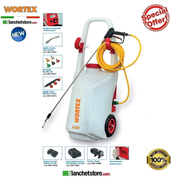 Pompe de pulverisation electrique Wortex TW18-40L 40LT 18V